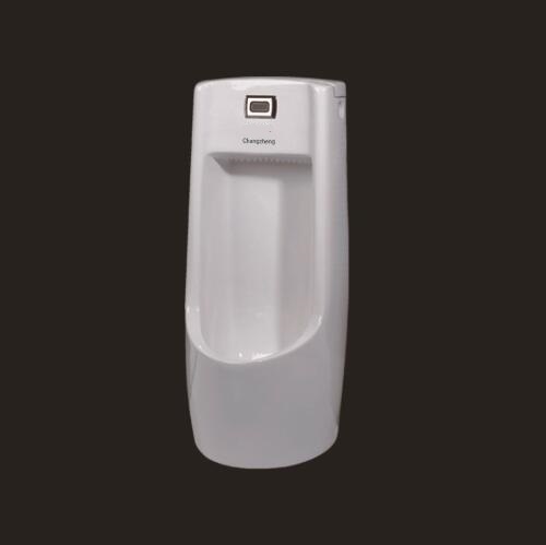 Bathroom ceramic urinal basin floor standing sensor urinal